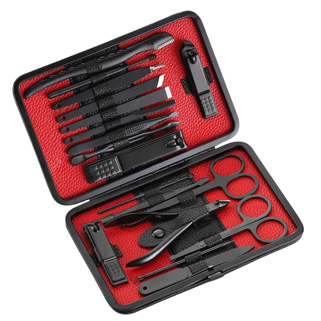 18 pieces Of Multifunction Nail Clipper Set For Travel And Life Needs