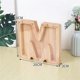 thumbnail image 3 of Letter Piggy Bank Kids Piggy Bank, Wooden Alphabet Transparent Coin Bank,Personalized Decorative Money Saving Bank, 3 of 5