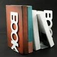 thumbnail image 7 of Fufafayo under $5 Book Ends, Heavy Duty Metal Book Storage for Books CDs, Nonskid Art Decorative Metal Bookends for Home Office Study Book Shelf, 7 of 7