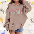 thumbnail image 2 of HCYSFG Girls Back To School Hoodies Third Grade Vibes Daisy Graphic Long Sleeve Sweatshirt Loose Casual Fall Winter Pullover Top, 2 of 4