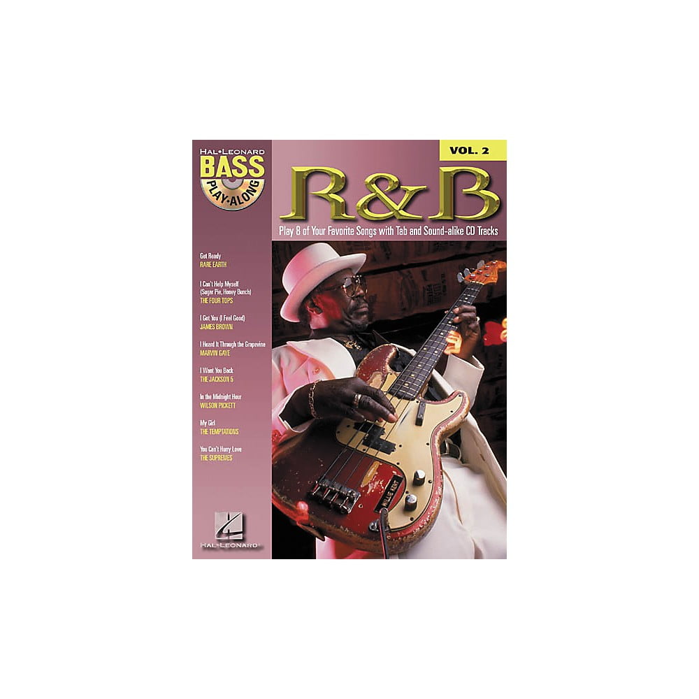 Hal Leonard R&B Bass Guitar PlayAlong Series Book with CD Walmart