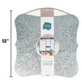 thumbnail image 5 of (3 pack) On the Surface Scallop Tin Wall Silver Plaque, Farmhouse Wall Décor, Galvanized Hanging Wall Sign, 5 of 6