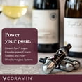 thumbnail image 4 of Coravin Timeless Three Plus Wine Preservation System - By-the-Glass Wine Saver - With 2 Pure Argon Gas Capsules & Wine Aerator - Black, 4 of 4