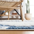 thumbnail image 4 of SAFAVIEH Moroccan Tassel Desmond Southwestern Shag Runner Rug, Blue/Ivory, 2'3" x 8', 4 of 8