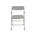 Shop Your Zone Juvenile Resin Folding Chair in Gray for Children 2