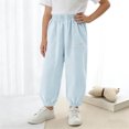 thumbnail image 2 of Toddler Boy Joggers Pull-On Adjustable Casual Relaxed Children's Jogger Active Athletic Preppy Outdoor Soft Teenage Trousers, 2 of 7