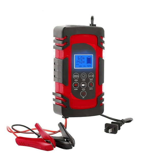 Cargador De Batería Para Automóvil 12V / 8A 24V / 4A Cargador / Mantenedor De Batería Inteligente Automático Con Pantalla Lcd Paquete De Cargador De Reparación De Pulso Para Automóvil Motocicleta Suv Advancent VI006756-00