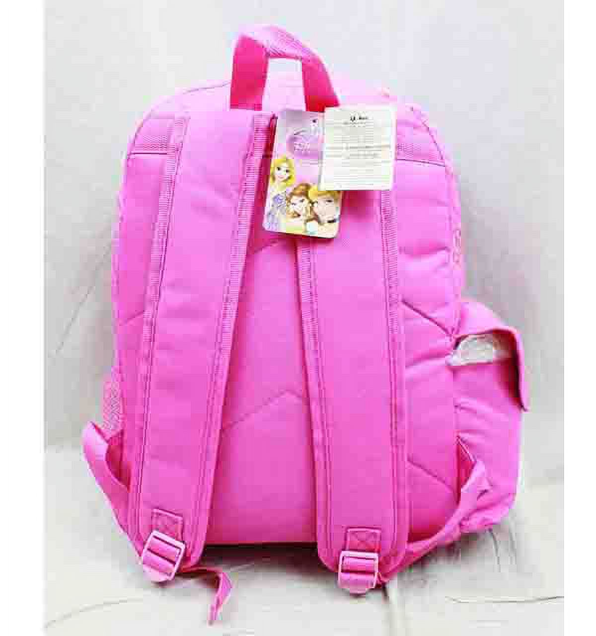 Backpack - - Princess w/ Flowers Pink Large Girls School Bag New a03888 - image 3 of 3