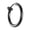 black, variant on Fake Piercing Hoop Ring Spring Clip On Lip Nose Septum Ear Earring Punk Jewelry-black-2*16mm
