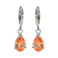 thumbnail image 3 of Boucles d'Oreilles Clous Mode Dames Diamant Coloré Goutte d'Eau Bijoux, 3 of 8