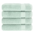 thumbnail image 6 of Cotton Paradise 100% Cotton 4 Piece Turkish Bath Towel Set, Soft Plush Towels Clearance Bathroom Set, Mint, 6 of 7