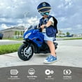 thumbnail image 4 of Hikiddo 6V Kids Motorcycle, Electric Ride on Toys Police Motorcycle for Toddlers with Music, Training Wheels, 4 of 8