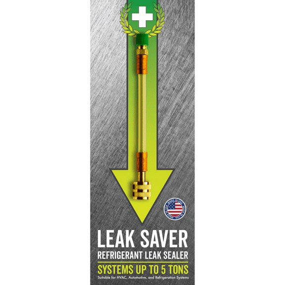 Leak Saver Direct Inject AC Refrigerant Leak Sealer - Up to 5 Tons