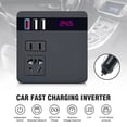 thumbnail image 3 of Car Inverter 120W Peak DC12V/24V to 110V/220V LED Display Power Inverter Adaptor, 3 of 9