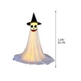 thumbnail image 2 of Konghyp Halloween Ghost Lamp with Remote Control, Illuminated Ghost Decoration for Garden Party, Adjustable Height Ghost Lights, Unique Outdoor Decor for Celebrations, 2 of 9