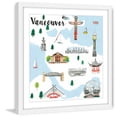 thumbnail image 2 of Marmont Hill "Travel Vancouver" by Molly Rosner Framed Painting Print, 2 of 5