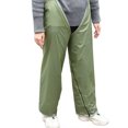 thumbnail image 4 of Soidarity Pantalones de lluvia divididos para exteriores multifuncionales, pantalones de senderismo ligeros inferiores, manga elástica de nailon Ropa Deportiva, Zapatos cian, 4 of 6
