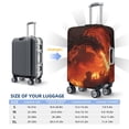 thumbnail image 5 of Goofa Fiery Dragons Castle Attack Pattern Luggage Covers For Suitcase,Suitcase Cover Protector Fit 18-32 Inch Luggage-Small, 5 of 9