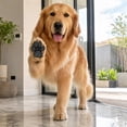 thumbnail image 6 of huayou Non Slip Dog Paw Protector Pads, Breathable Anti Wear Foot Stickers, 4 Pack, Decoration, for Pet Outdoor Use, 2.76x2.48 inch, Black, 6 of 7