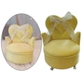 thumbnail image 1 of kurtrusly Chic Jewelry Storage Case for Girls Women Rings Necklace Chair Cream Yellow, 1 of 8