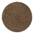 thumbnail image 6 of Unique Loom Solid Shag Collection Area Rug (5' 3" Round Sandy Brown), 6 of 7