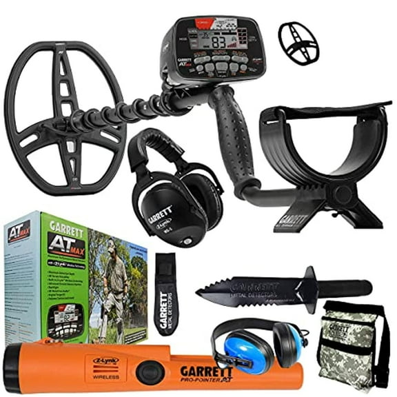 garrett at max underwater detector, pro-pointer at z-lynk, ms-3 headphones