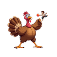thumbnail image 5 of Yatrandify Vinyl Rooster Stickers Waterproof Cartoon Animal Stickers Funny Humorous for Notebooks Luggage Instruments, 5 of 9