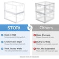 thumbnail image 3 of EcoNesxp Tiroirs de Rangement Empilables en Plastique Transparent, Ensemble de 2, 3 of 5