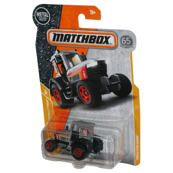 Matchbox MBX Construction 9/20 (2017) Gray Tractor King Toy 44/125