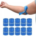 thumbnail image 4 of 10 rollos de torniquetes azules sin látex, torniquetes desechables, torniquete práctico, suministro de necesidades de emergencia, 4 of 5