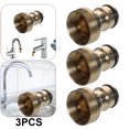 thumbnail image 1 of Kuymtek Conector Universal para Grifos Adaptador Manguera Mezcladora Portátil Accesorio Unión Tubería 3 Uds., 1 of 2