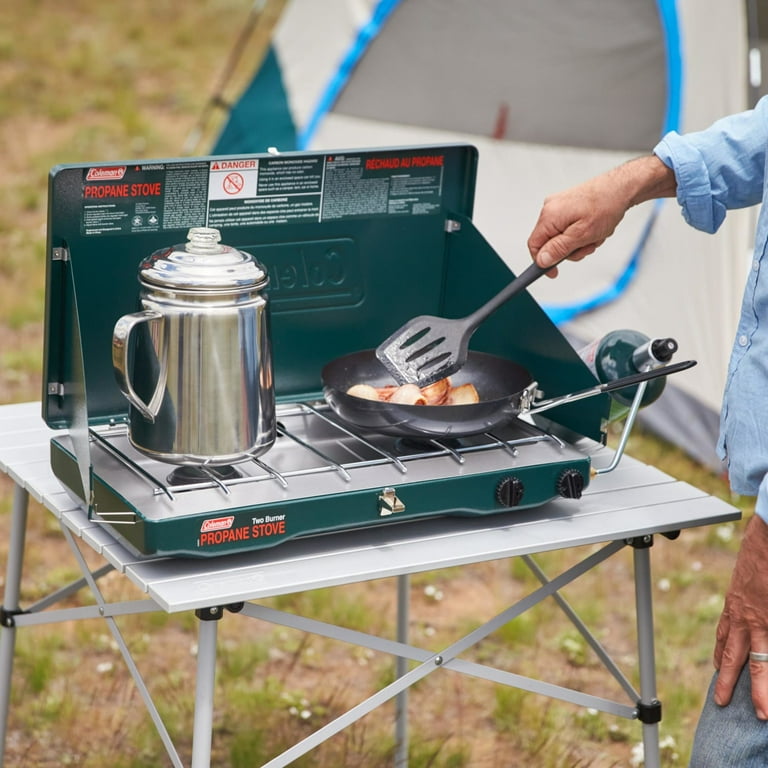 バーベキュー・調理用品 Coleman Powerhouse 2-Burner Stove Coleman Guide Series Powerhouse Dual Fuel Gas Camping Stove