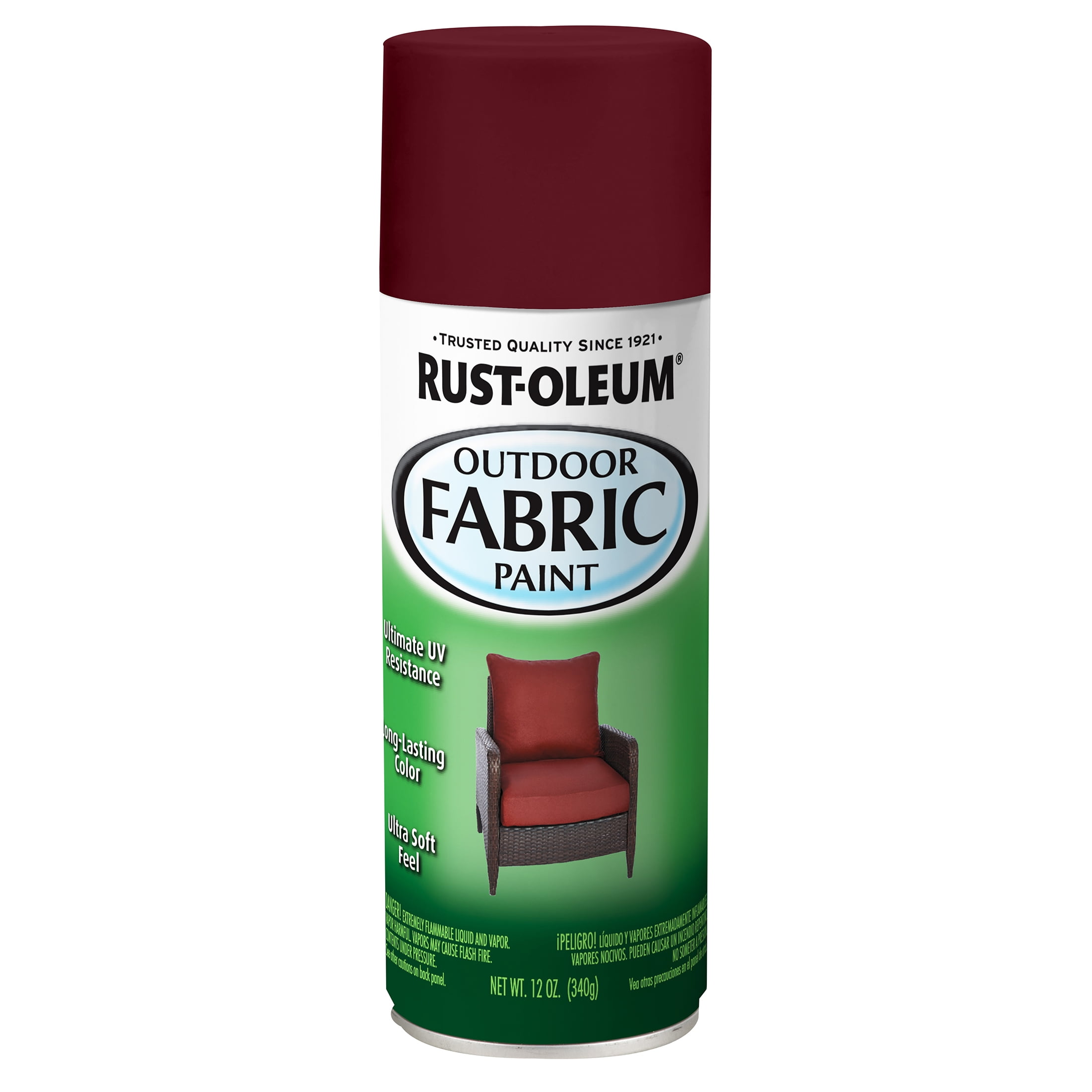 Rust-Oleum® Outdoor Dark Red Fabric Spray Paint - 12 oz. at Menards®