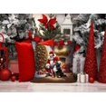 thumbnail image 2 of Carolines Treasures DAC4071PW1414 14 x 14 in. Bernese Mountain Dog & Santa Claus Throw Pillow, 2 of 6