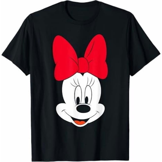 Disney Minnie Mouse Grand Portrait Personnage Classique T-Shirt Graphique Toutes Tailles P-5TG
