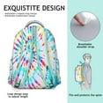 thumbnail image 5 of Geometric Shapes Texture Print College Bag - Modern Backpack for School Students and Professionals, Durable Laptop Bookbag with Organizer, Trendy Daypack as a Useful Gift for Campus, 5 of 6