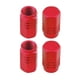 thumbnail image 1 of 4 tapones para válvulas de neumáticos, universales, profesionales, a prueba de polvo Rojo, 1 of 9