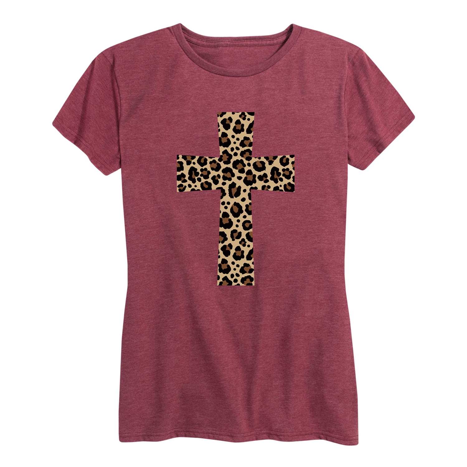 leopard cross shirt