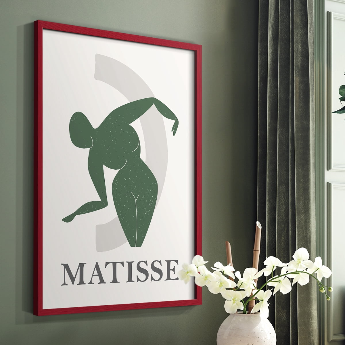 Matisse CCLXXII in Solid Wood 11 x 14 Framed Print