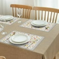 thumbnail image 6 of Placemats Set Of 4 Linen Non Slip Table Placemats Hello Summer Multi Fruits Place Mats for Party Kitchen Dining Decoration, 6 of 7