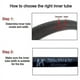 thumbnail image 3 of 2 Pack 700x35-43c Road Bike Replacement Inner Tubes Presta Valve For Road Bikes,80mm, 3 of 5