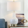 thumbnail image 4 of SAFAVIEH Ceramic Paris Solid 27.5 in. H Table Lamp w/ Shade, White/Off White, 4 of 7