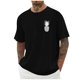 thumbnail image 1 of Camisetas de Manga Larga de Algodón Moda Casual Manga Corta Cuello Redondo Blusas para Al Aire Libre, Casual, Uso Diario, 1 of 7