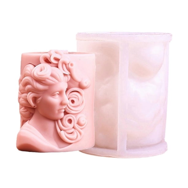 European Portrait Candle Molds Silicone Molds Soap Molds Handmade Plaster Molds Ornament Molds Candle Making Molds
