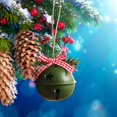 thumbnail image 4 of Campana de Navidad, juego de 6 piezas de adornos de metal para árboles de Navidad, adornos de campana colgantes de metal, adornos de campana para colgantes de decoración de cumpleaños de árboles de, 4 of 5