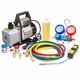 thumbnail image 2 of XtremepowerUS Premium 4CFM Bomba de vacío de aire HVAC A/C Kit de refrigeración AC Manifold Gauge Case Set R134a Grifo con detector de fugas y bolsa de transporte, 2 of 7