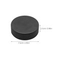 thumbnail image 2 of TEHAUX 2Pack Ice Hockey Ball Black PU Protective Equipment for Game Use, 2 of 8