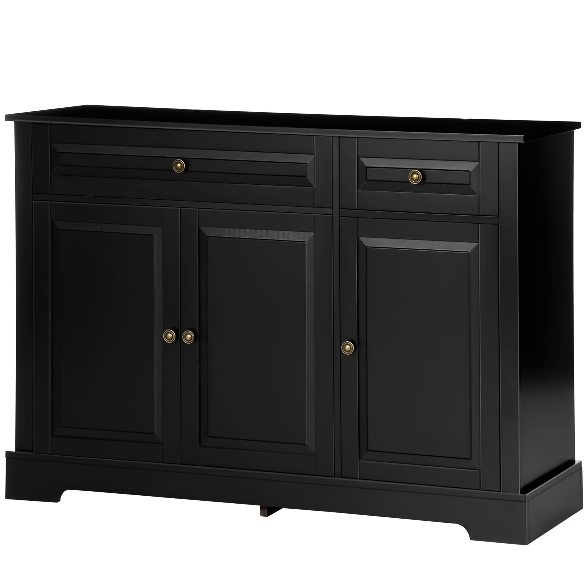 Dcenta Sideboard Buffet Modern Kitchen with 2 Drawers
