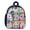 blue-style, variant on Kirby Cute Cartoon backpack travel bag adjustable shoulder straps One size