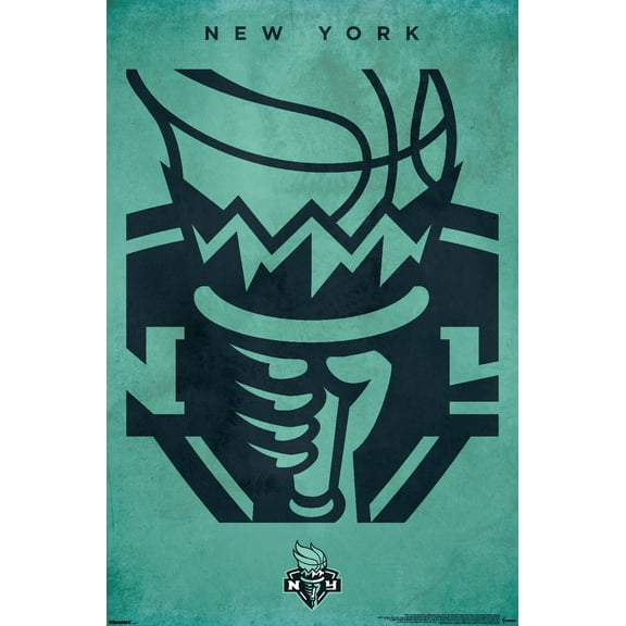 WNBA New York Liberty - Logo 25 Wall Poster, 22.375" x 34"